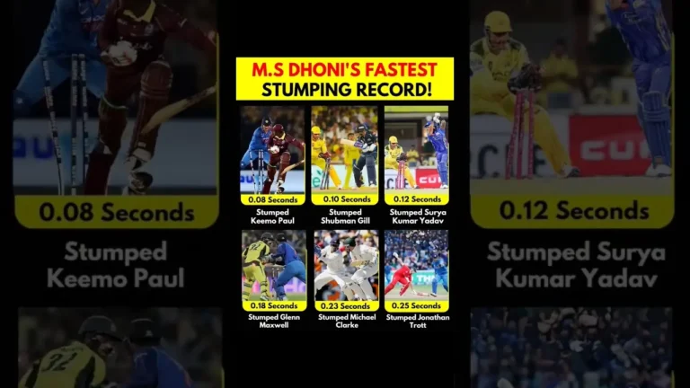 Top 5 Fastest Stumping in Cricket History 2025 | Winzap